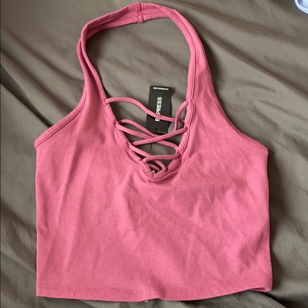 Magenta/Purple Halter Top💗